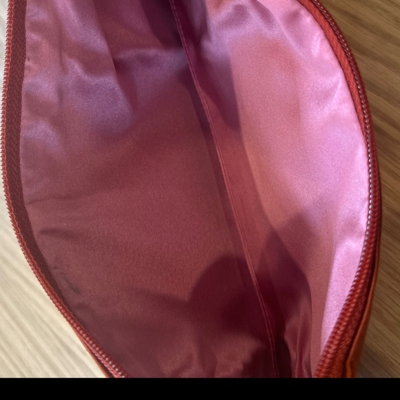 Brontibay Paris - Burnt Orange Satin Bow Clutch Purse with Zip - Picture 6 of 12